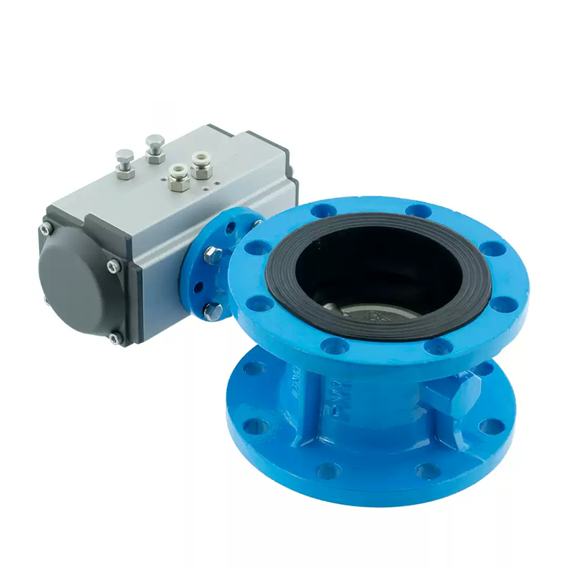 Large-diameter Pneumatic Flange Butterfly Valve